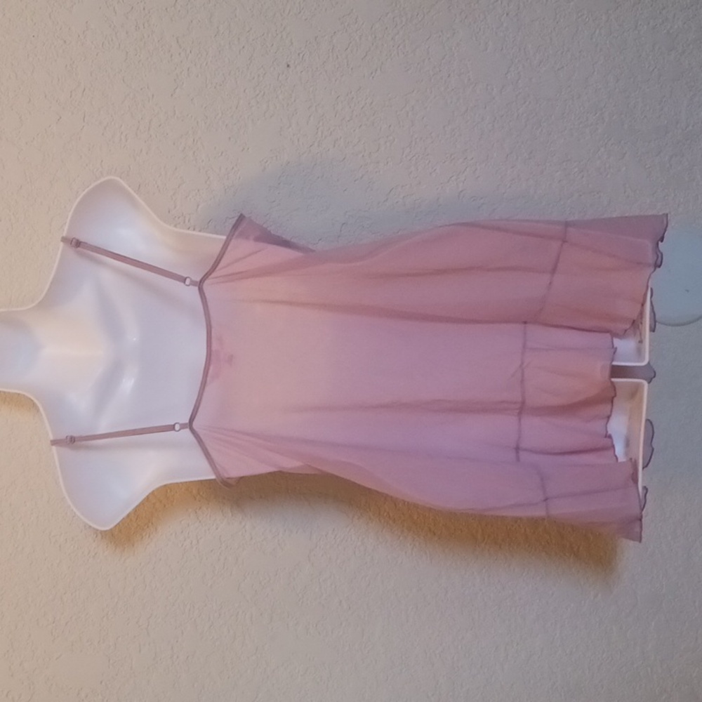 Victoria's Secret Lavender Lace Chemise Size Large - Picture 6 of 8